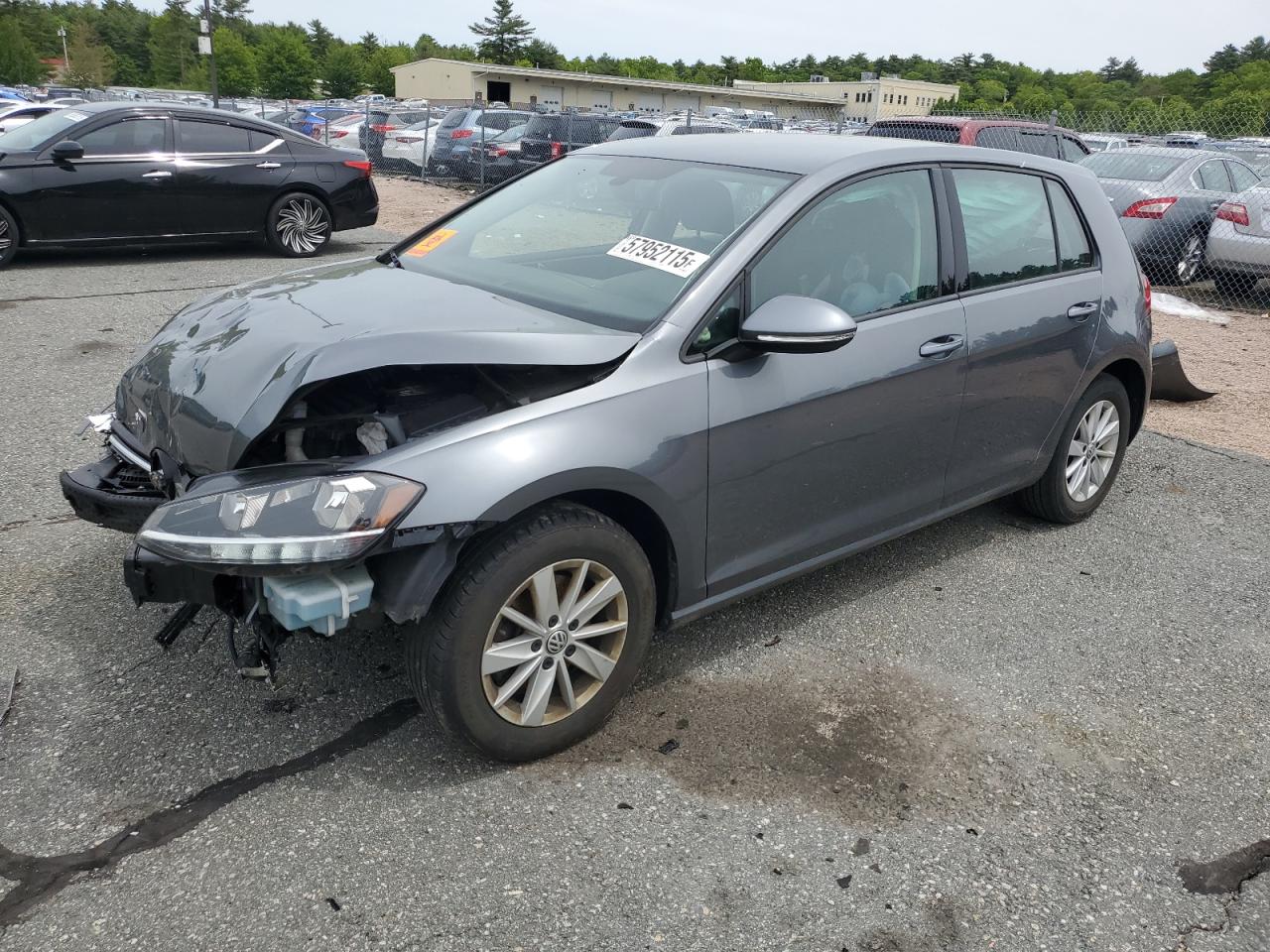 2019 Volkswagen Golf S за продажба в Exeter, RI - Front End