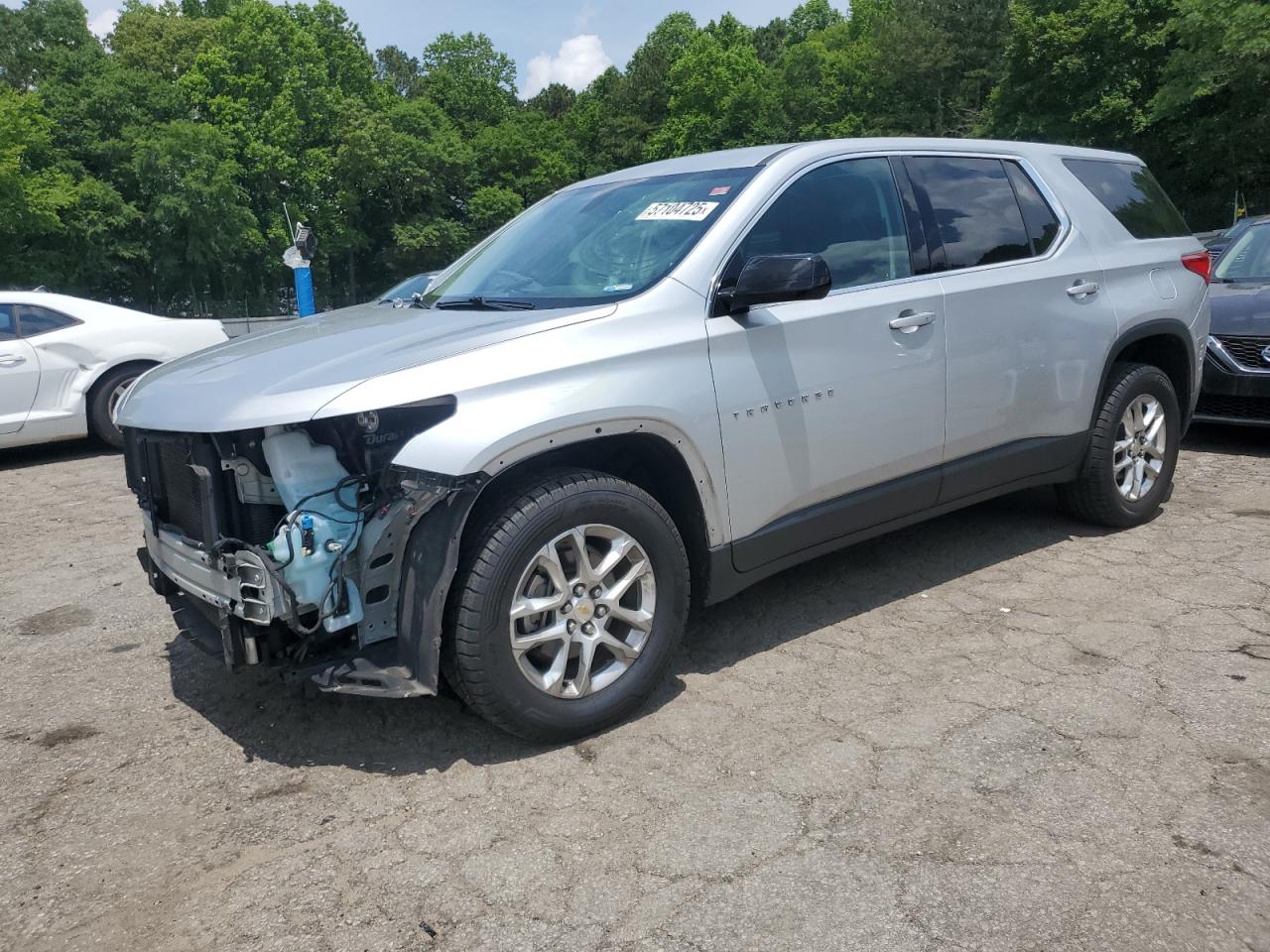 2020 Chevrolet Traverse Ls на продаже в Austell, GA - Front End