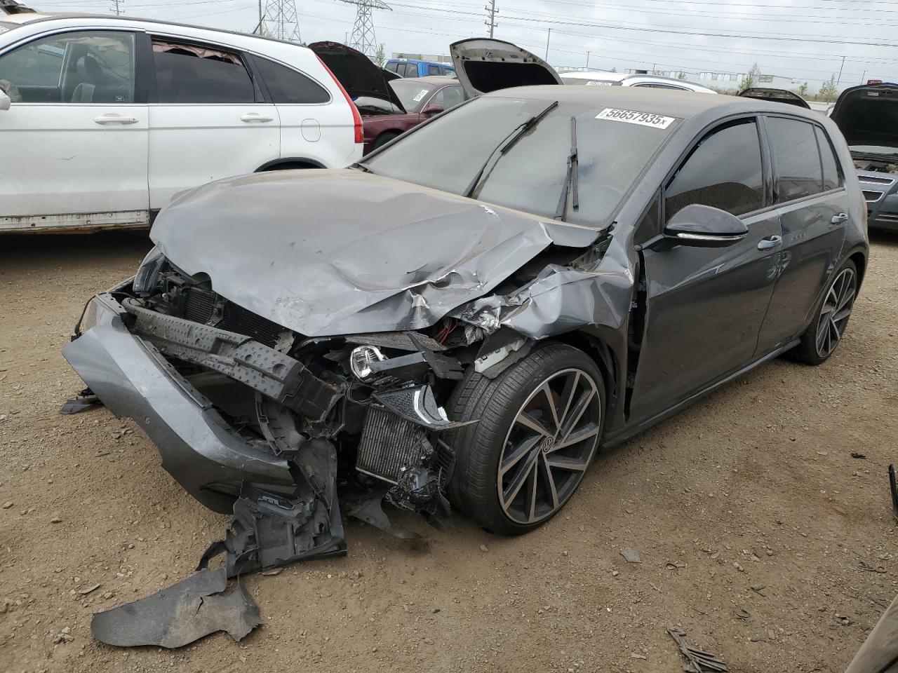 2019 Volkswagen Golf R en Venta en Elgin, IL - Front End