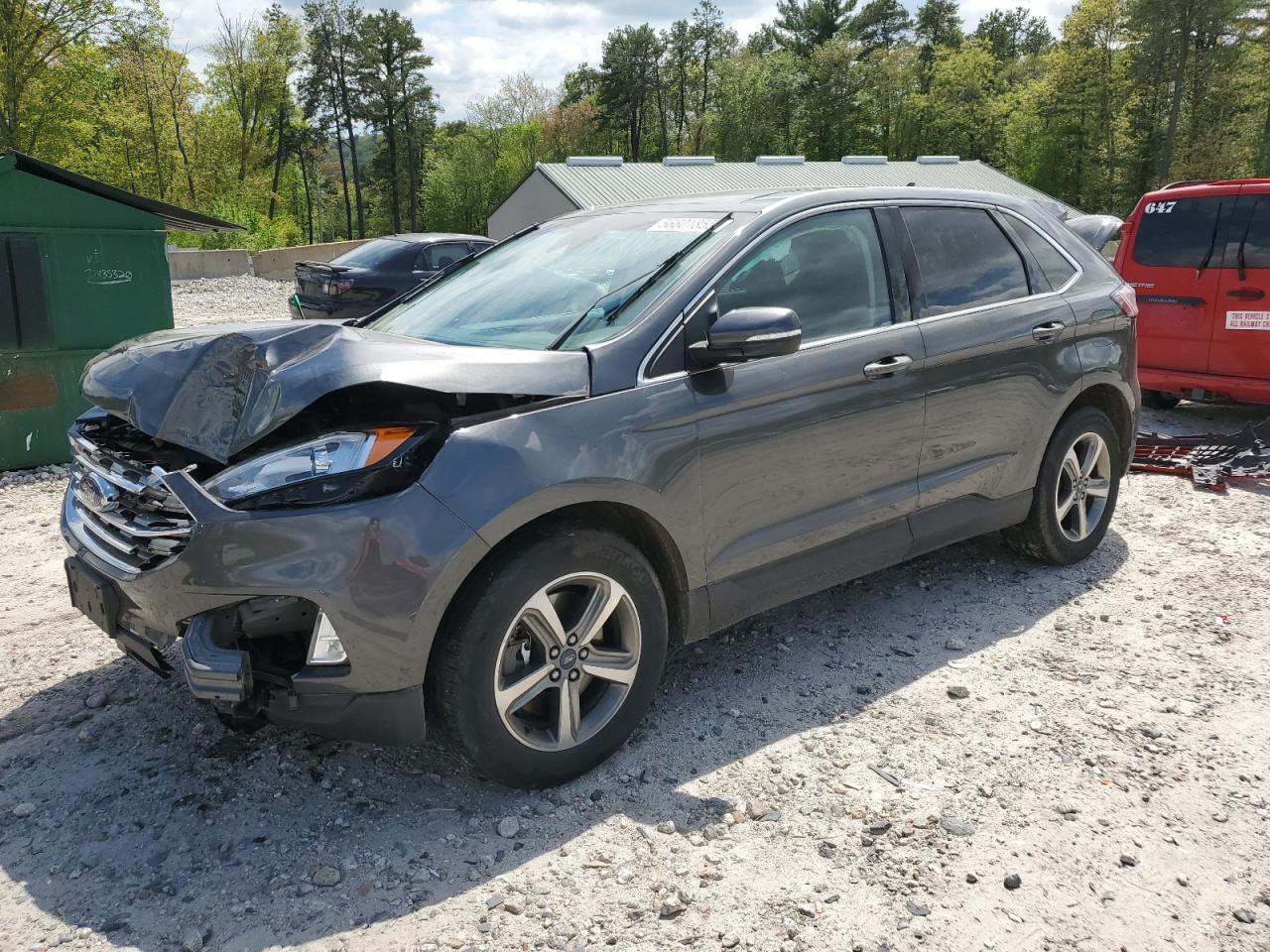 2020 Ford Edge Sel იყიდება West Warren-ში, MA - Front End