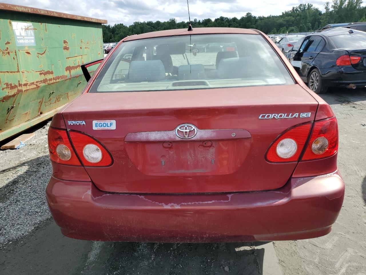 2007 Toyota Corolla Ce VIN: JTDBR32E670104110 Lot: 58158895