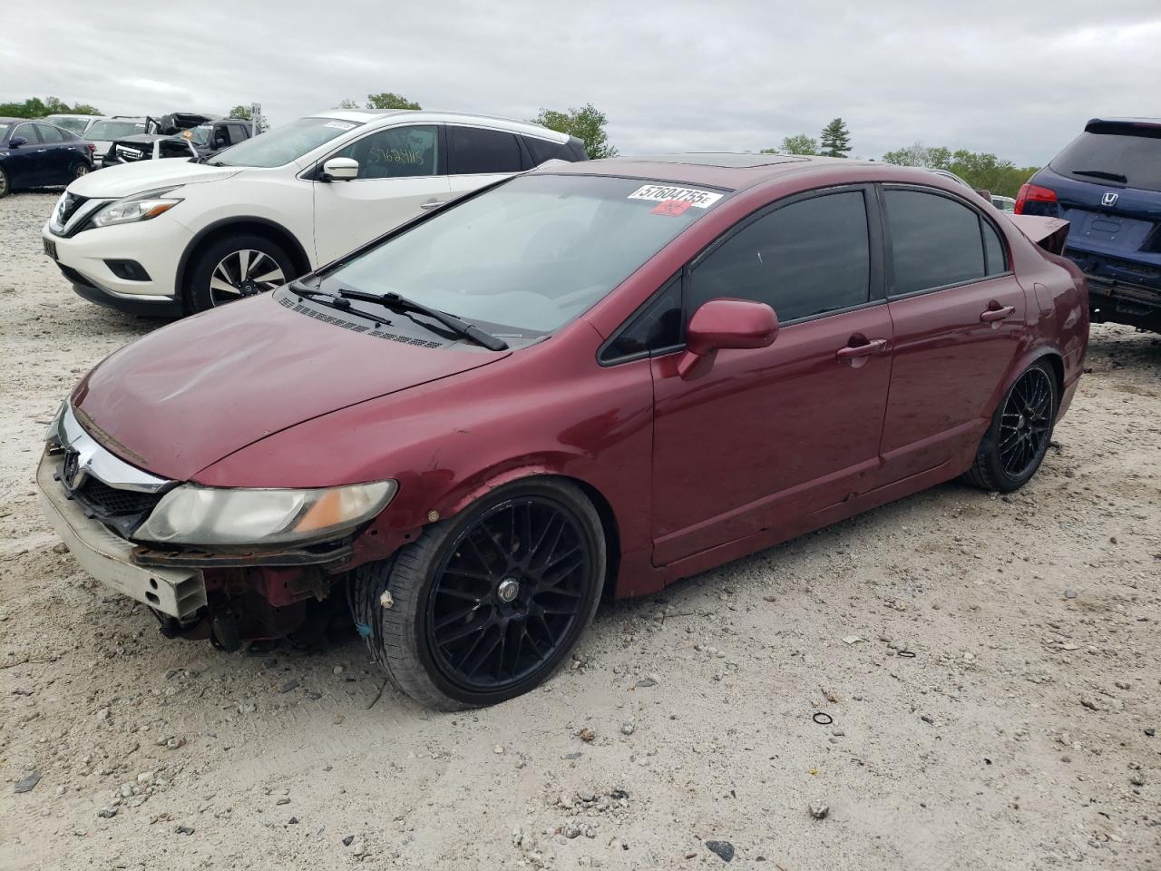 2009 Honda Civic Ex en Venta en West Warren, MA - Front End