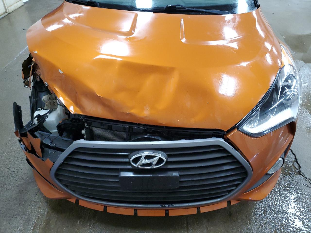 2016 Hyundai Veloster Turbo VIN: KMHTC6AE1GU302476 Lot: 56640745