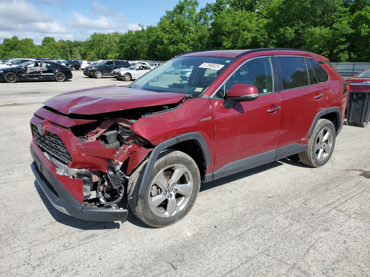 2019 Toyota Rav4 Limited للبيع في Ellwood City، PA - Front End