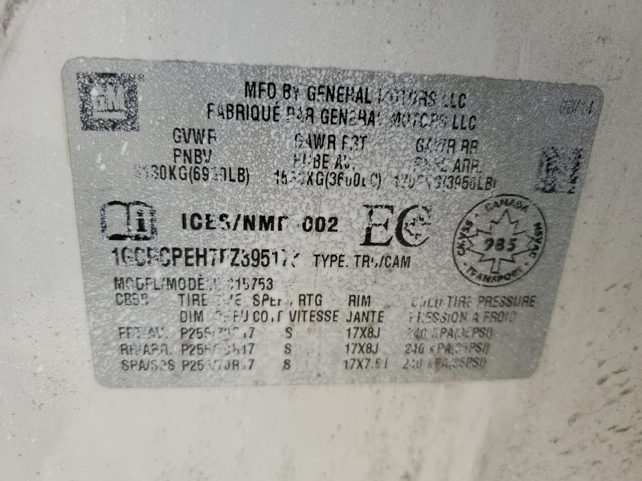 2014 Chevrolet Silverado C1500 VIN: 1GCRCPEH7EZ395173 Lot: 56787525