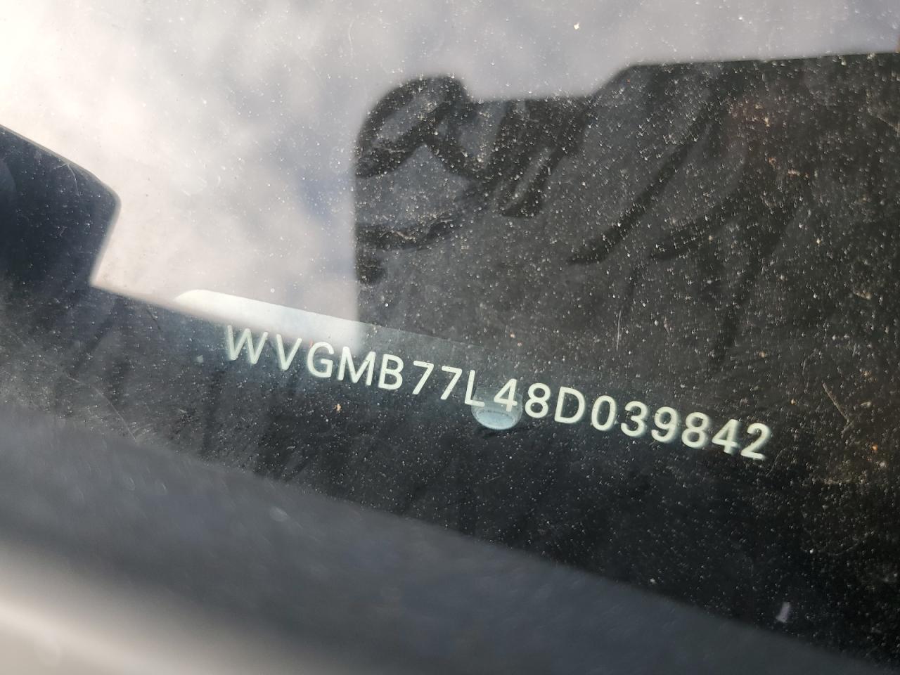 2008 Volkswagen Touareg 2 V8 VIN: WVGMB77L48D039842 Lot: 58301195