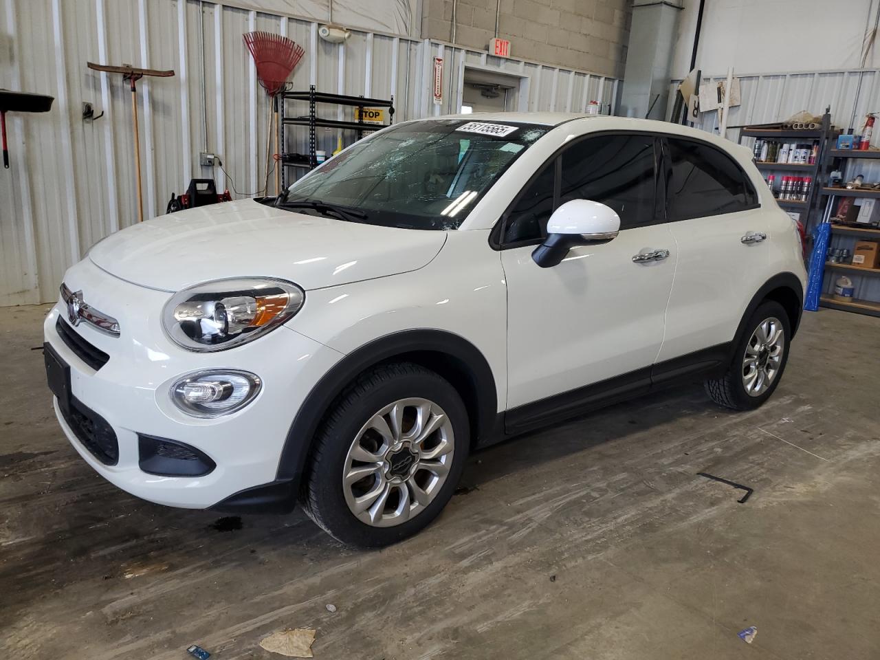 2016 Fiat 500X Easy zu verkaufen in Mcfarland, WI - Hail