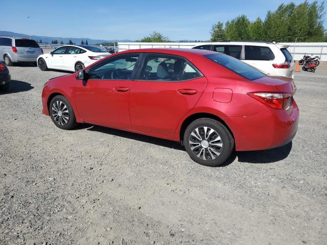  TOYOTA COROLLA 2018 Czerwony