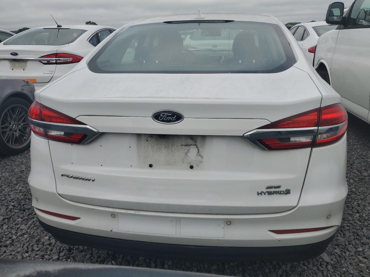 2019 Ford Fusion Se VIN: 3FA6P0LU0KR263974 Lot: 54040445