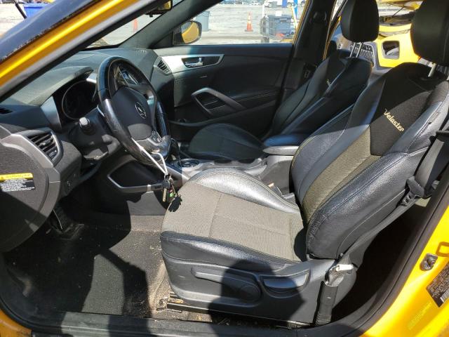  HYUNDAI VELOSTER 2016 Yellow