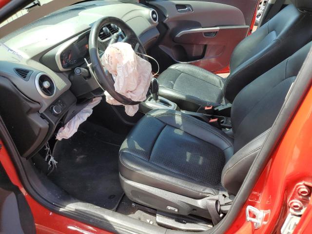  CHEVROLET SONIC 2017 Czerwony