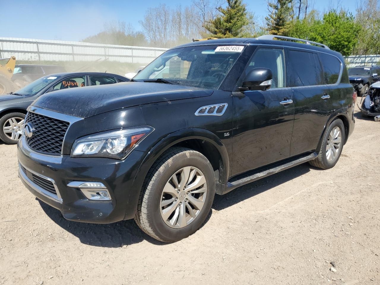 2017 Infiniti Qx80 Base zu verkaufen in Davison, MI - Minor Dent/Scratches