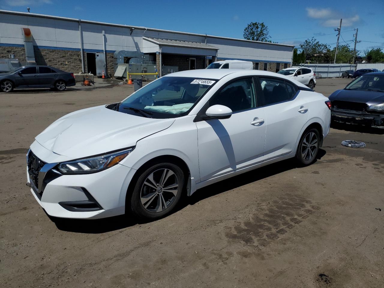 2020 Nissan Sentra Sv for Sale in New Britain, CT - Front End