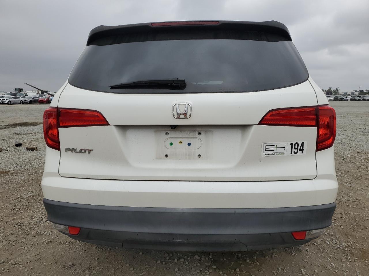 5FNYF5H17GB049350 HONDA PILOT 2016