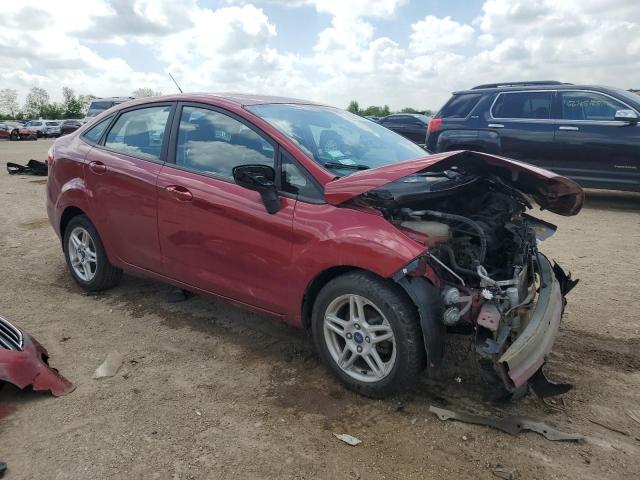  FORD FIESTA 2017 Красный