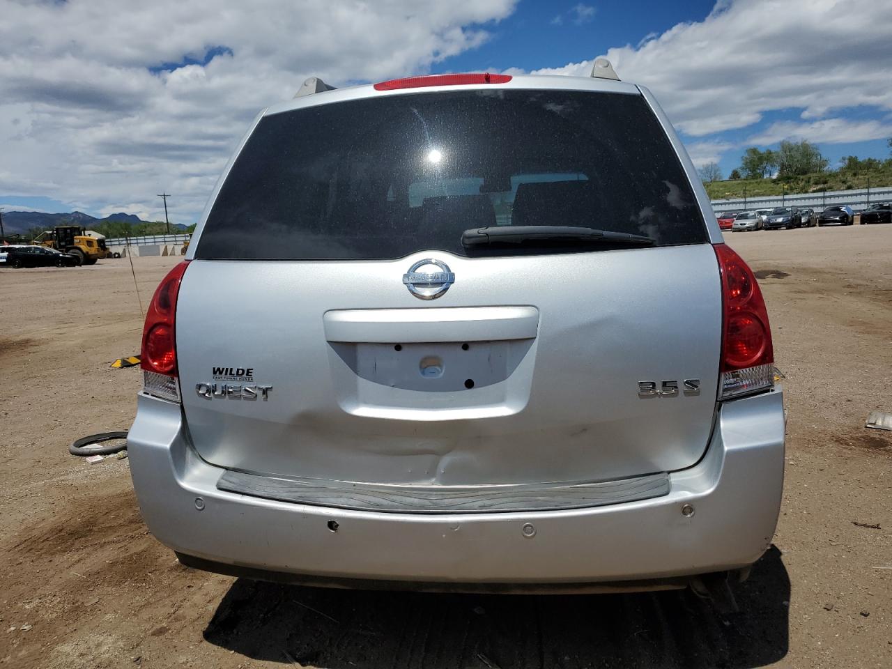 2005 Nissan Quest S VIN: 5N1BV28UX5N119337 Lot: 56902795