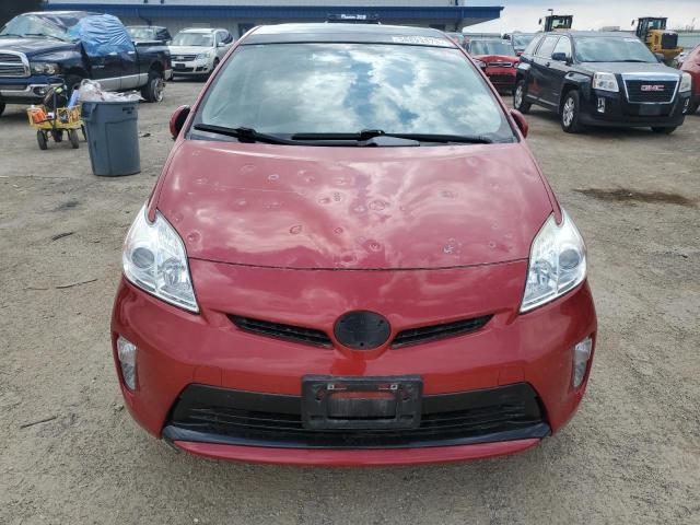 Hatchbacks TOYOTA PRIUS 2015 Czerwony