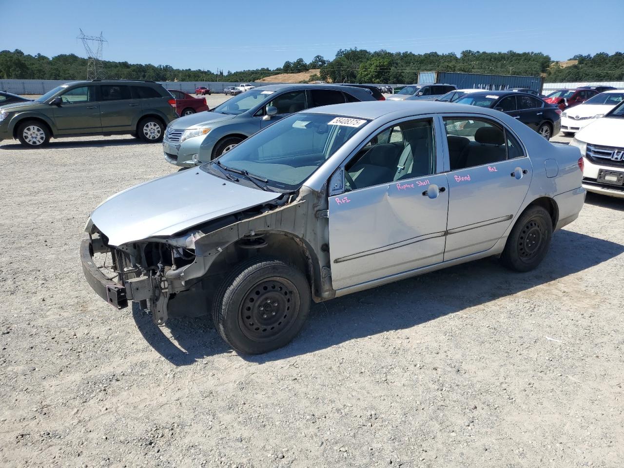 2005 Toyota Corolla Ce за продажба в Anderson, CA - Front End
