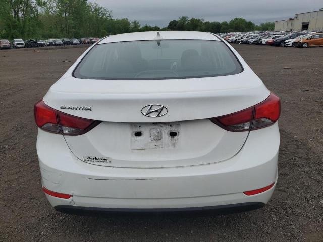  HYUNDAI ELANTRA 2015 Белый