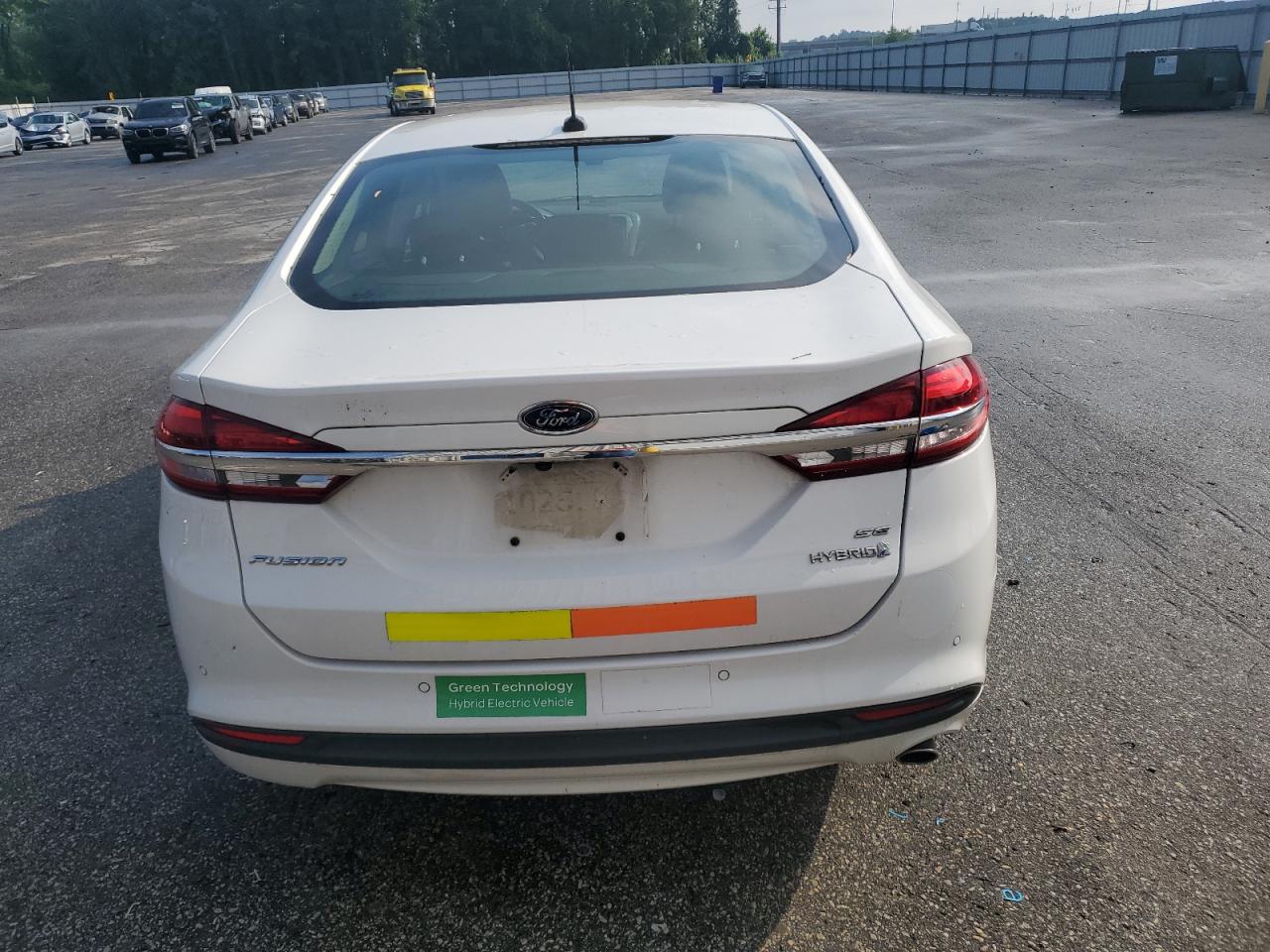 2018 Ford Fusion Se Hybrid VIN: 3FA6P0LU5JR281918 Lot: 54028965