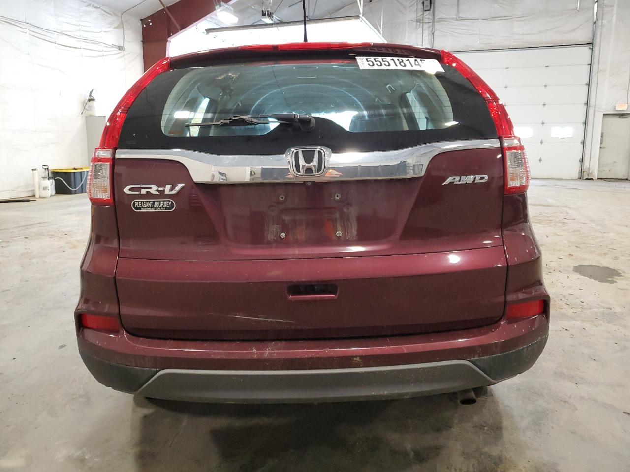 2015 Honda Cr-V Lx VIN: 5J6RM4H35FL060276 Lot: 55518145