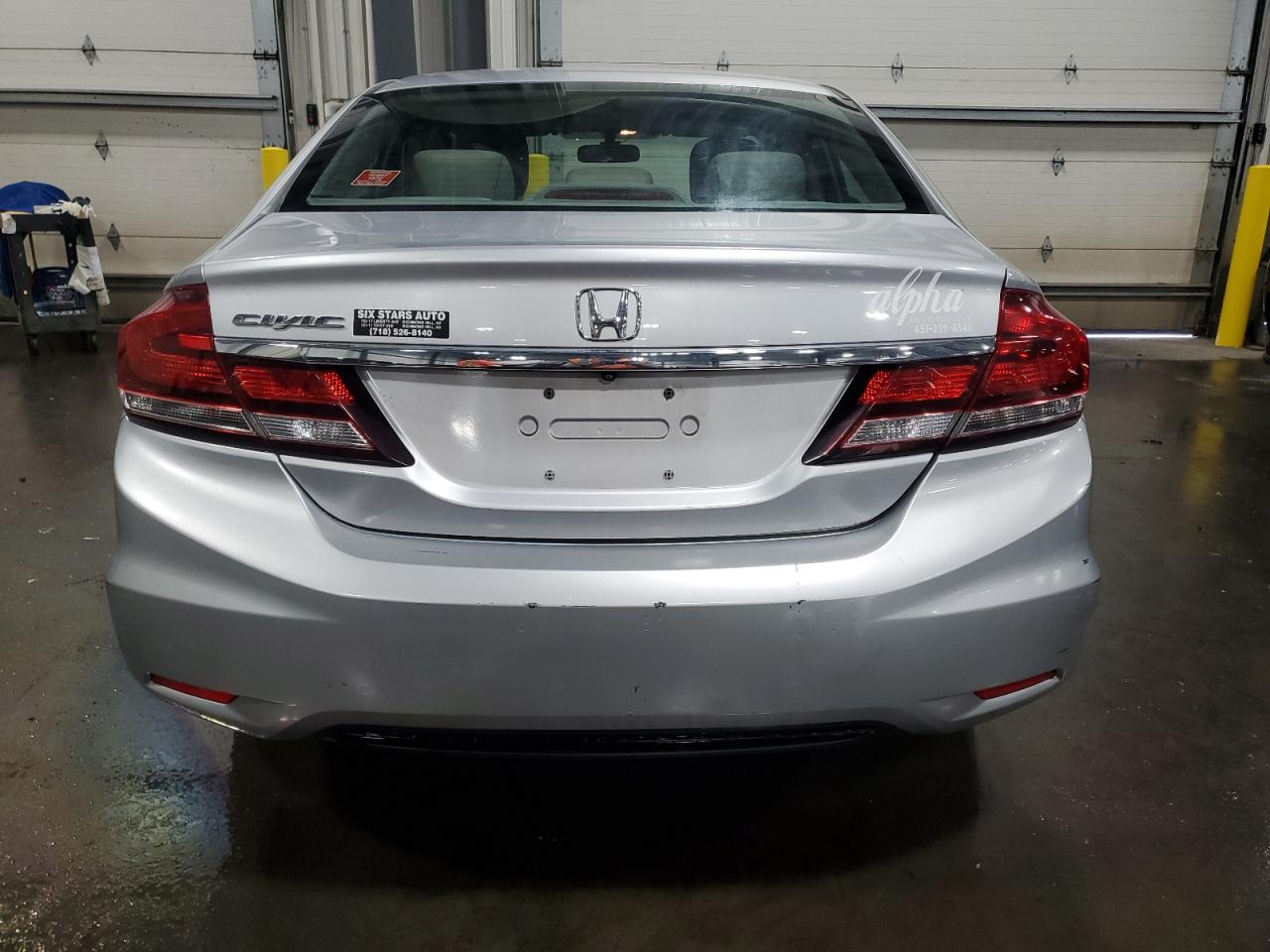 2013 Honda Civic Lx VIN: 2HGFB2F52DH588747 Lot: 56950895