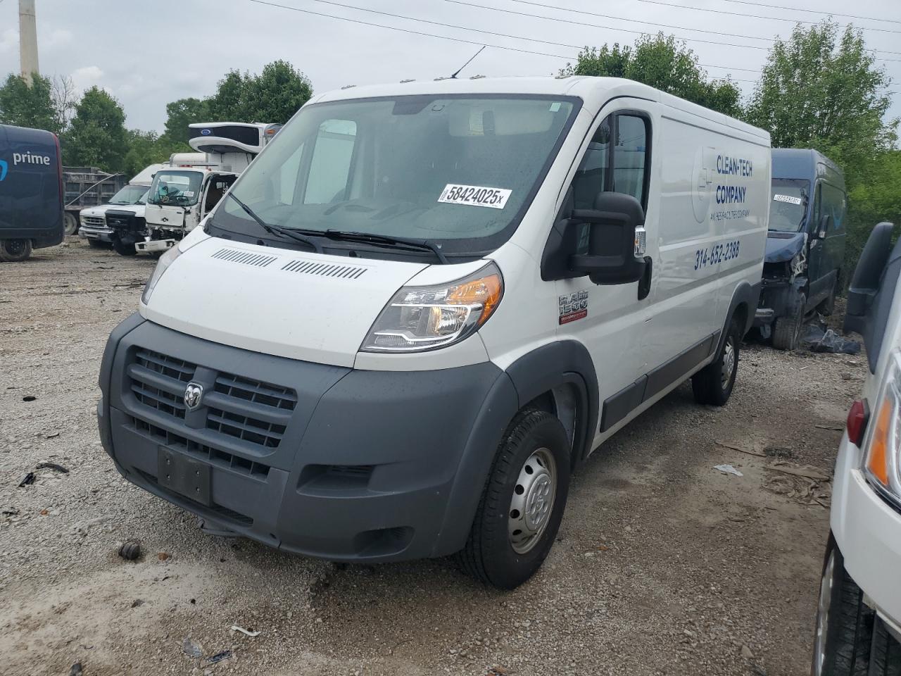 2016 Ram Promaster 1500 1500 Standard на продаже в Bridgeton, MO - Mechanical