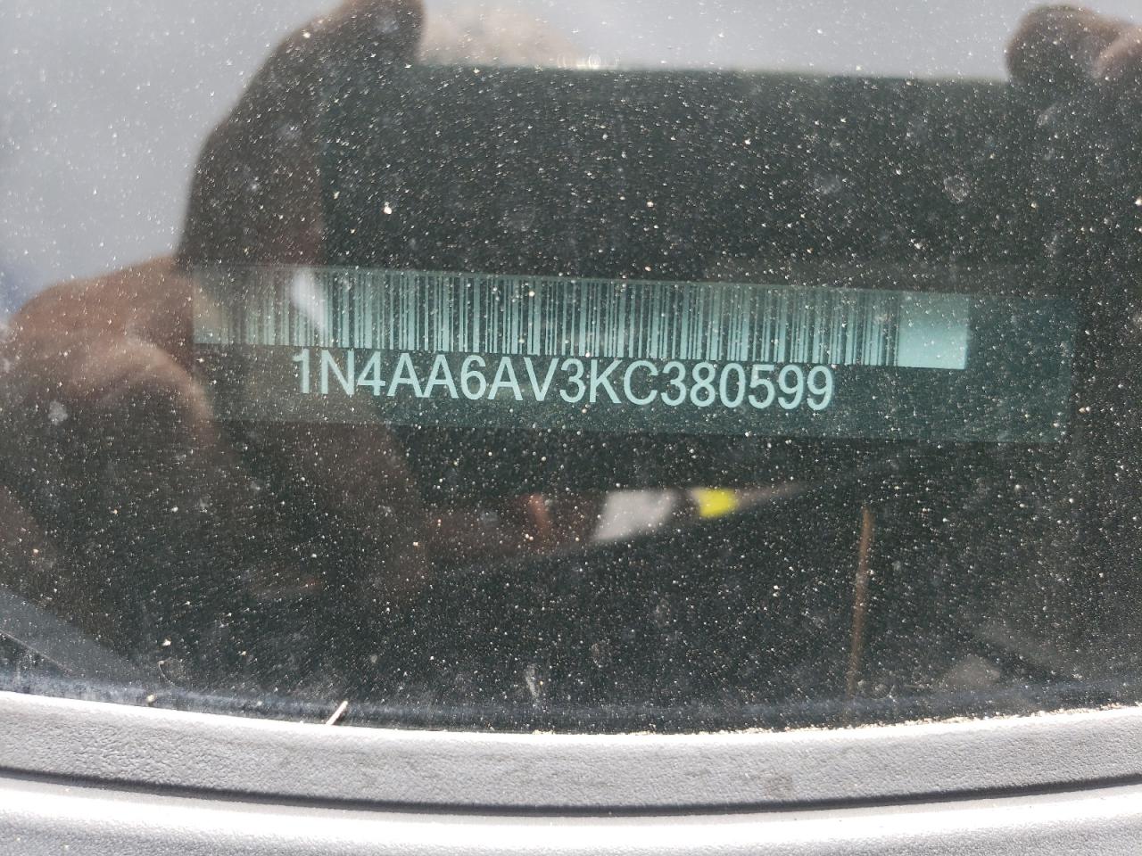 2019 Nissan Maxima S VIN: 1N4AA6AV3KC380599 Lot: 57712015