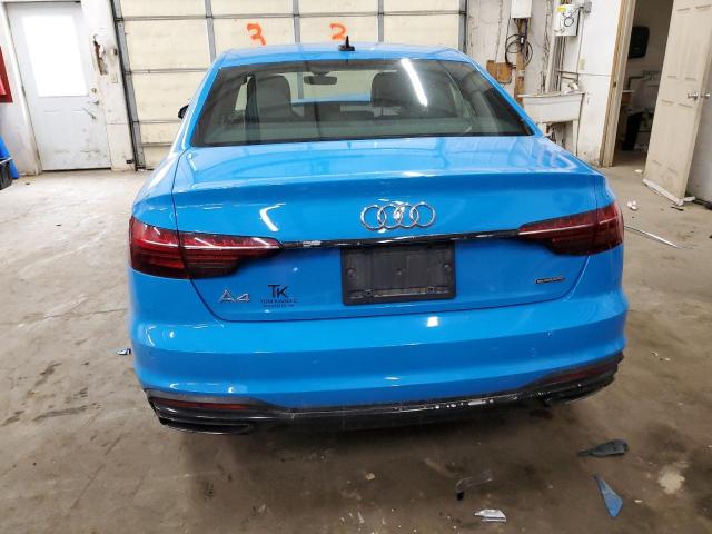  AUDI A4 2022 Синий