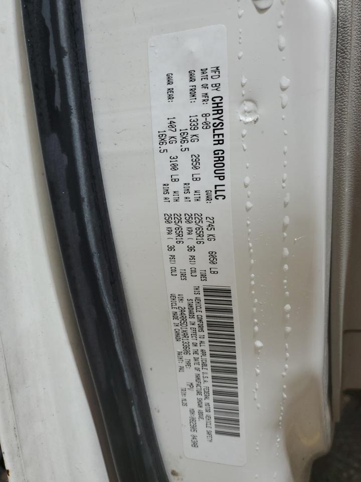 2010 Chrysler Town & Country Touring VIN: 2A4RR5D1XAR133606 Lot: 57327375