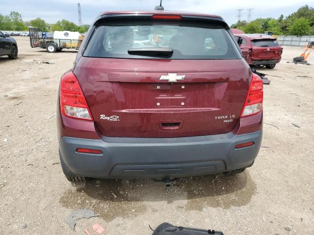  CHEVROLET TRAX 2016 Red