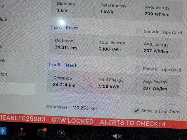 2020 TESLA MODEL 3   