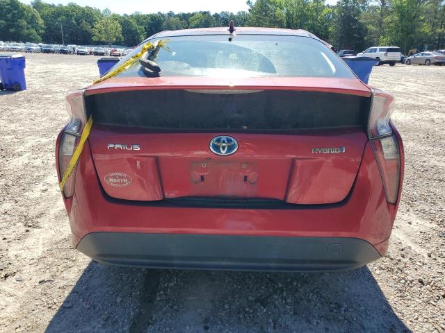  TOYOTA PRIUS 2017 Red