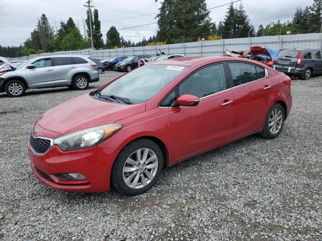  KIA FORTE 2015 Red