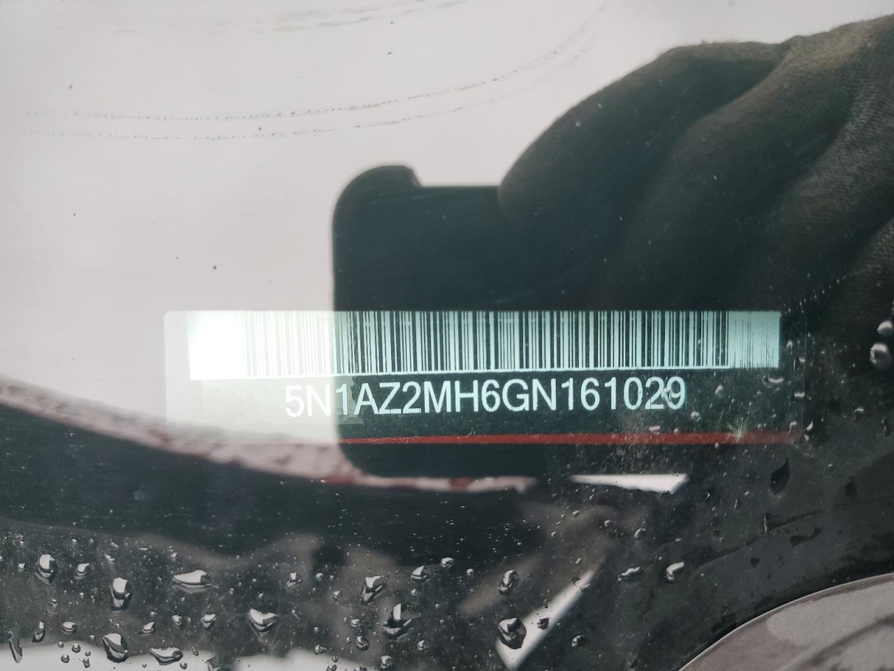 5N1AZ2MH6GN161029 NISSAN MURANO 2016