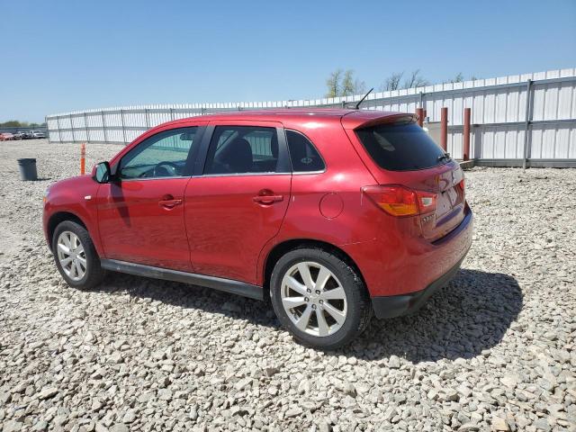  MITSUBISHI OUTLANDER 2015 Красный