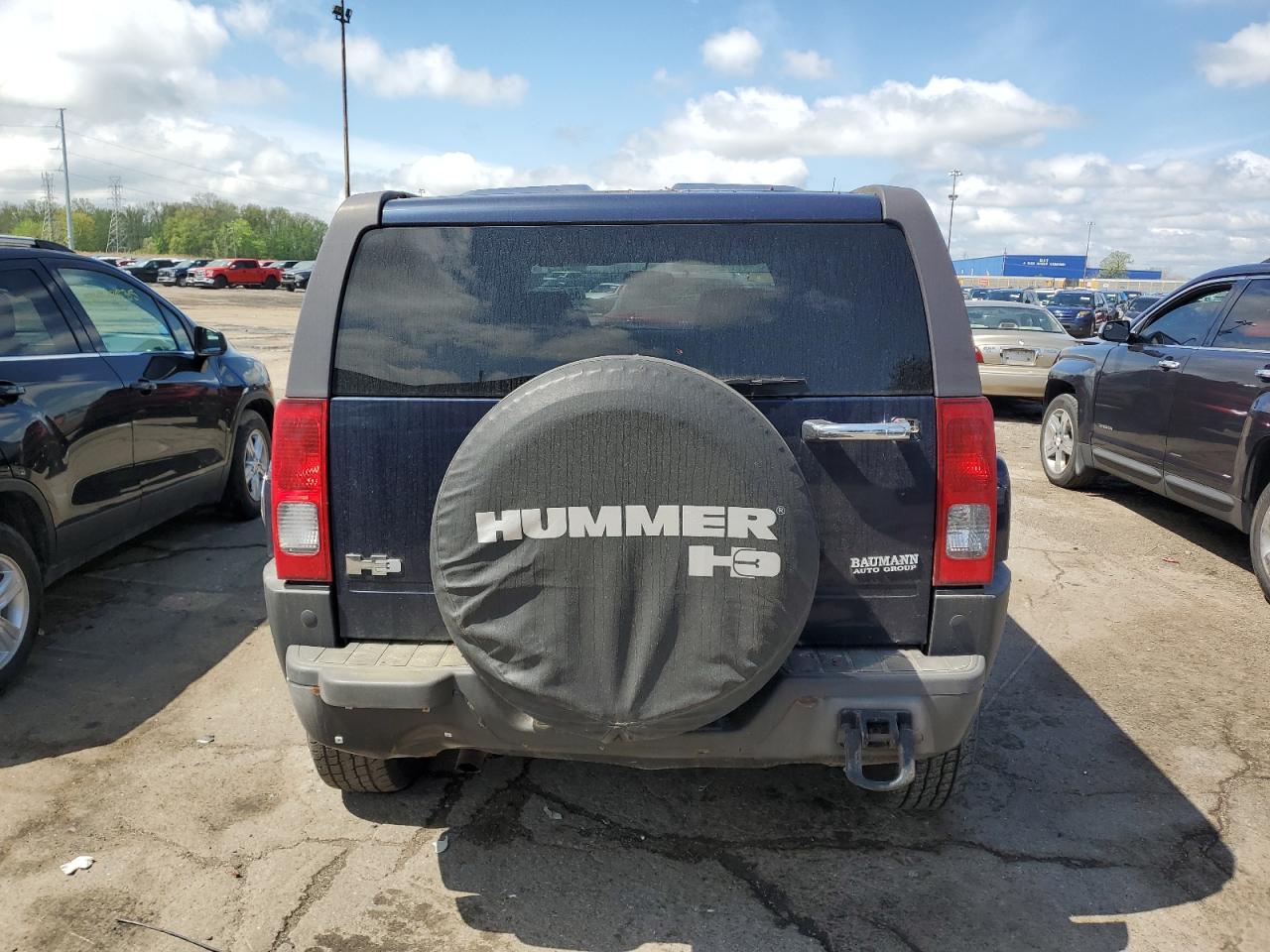 2007 Hummer H3 VIN: 5GTDN13E178151336 Lot: 56131365