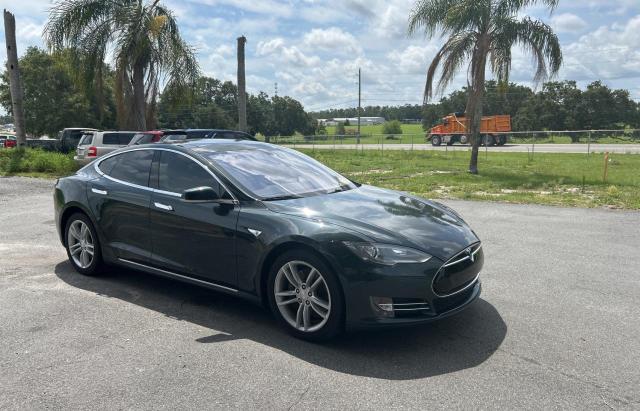 Hatchbacks TESLA MODEL S 2014 Zielony