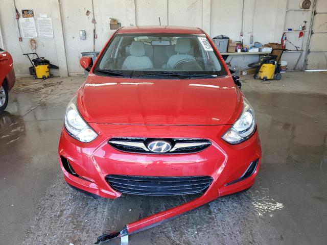  HYUNDAI ACCENT 2012 Czerwony