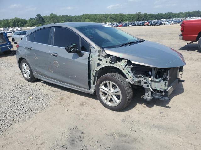 Hatchbacks CHEVROLET CRUZE 2017 Srebrny