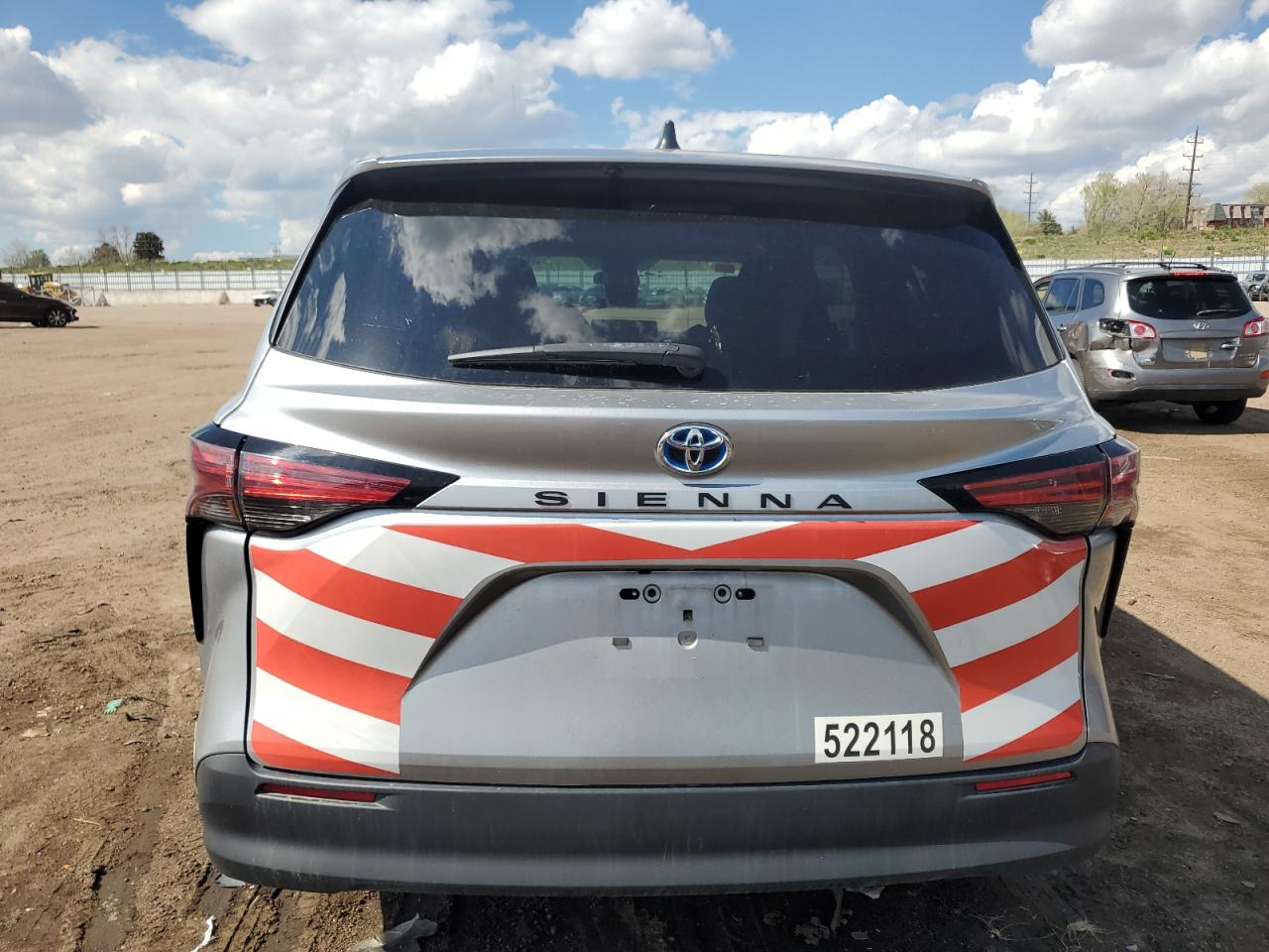 2022 Toyota Sienna Le VIN: 5TDKSKFC2NS065811 Lot: 56190465