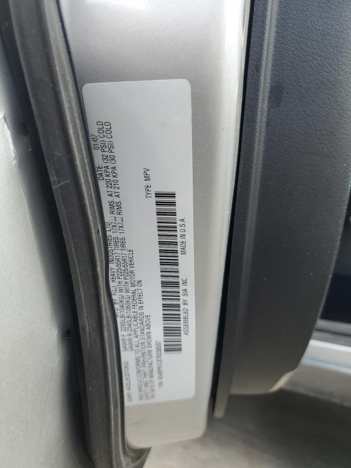 2007 Subaru Outback Outback 2.5I VIN: 4S4BP61C876338507 Lot: 56779665