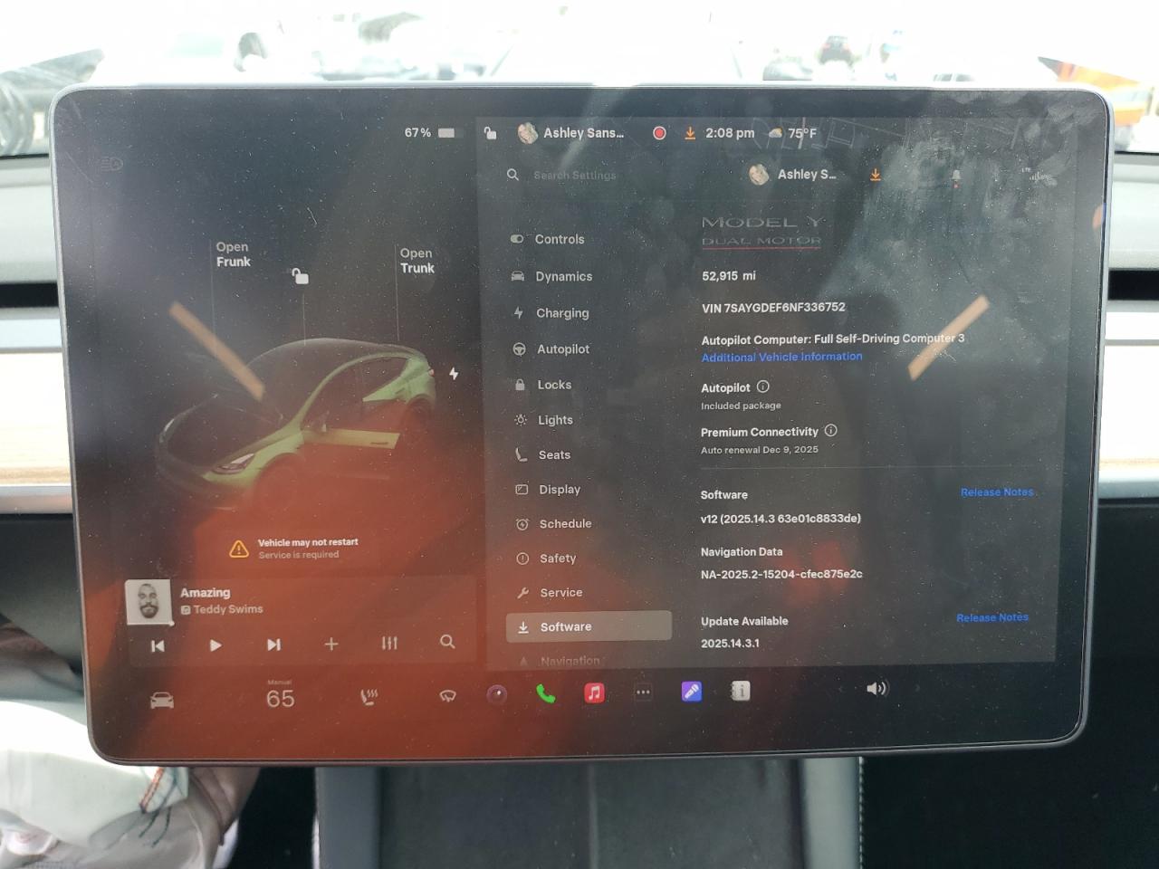2022 Tesla Model Y VIN: 7SAYGDEF6NF336752 Lot: 56563885