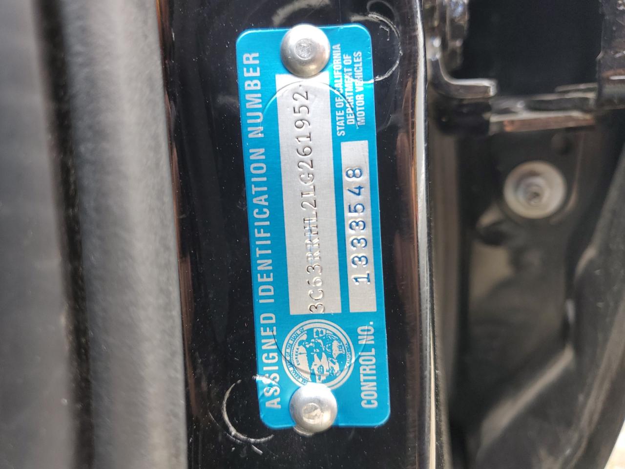 2020 Ram 3500 Big Horn VIN: 3C63RRHL2LG26195 Lot: 49795335