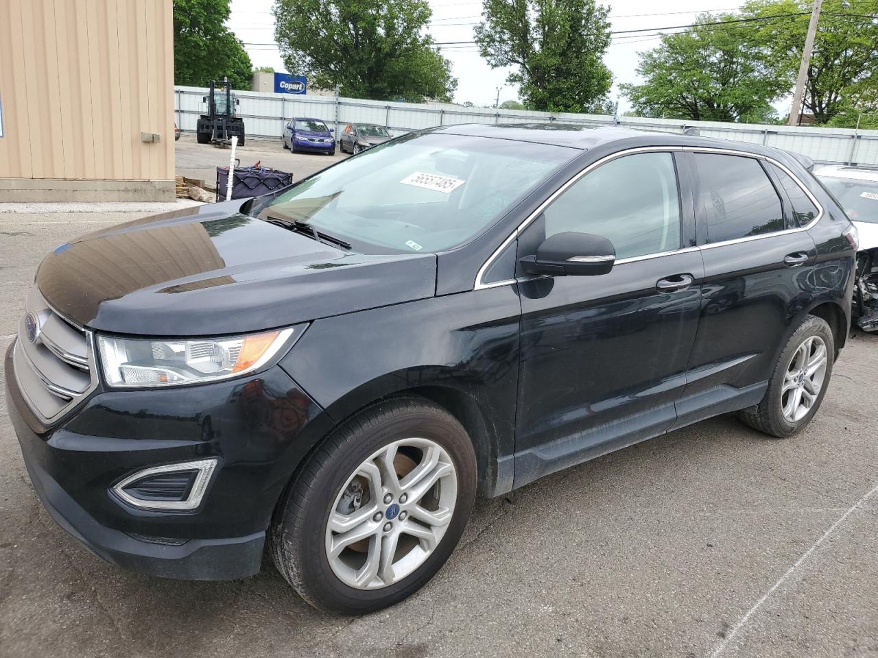 2018 Ford Edge Titanium на продаже в Moraine, OH - Minor Dent/Scratches