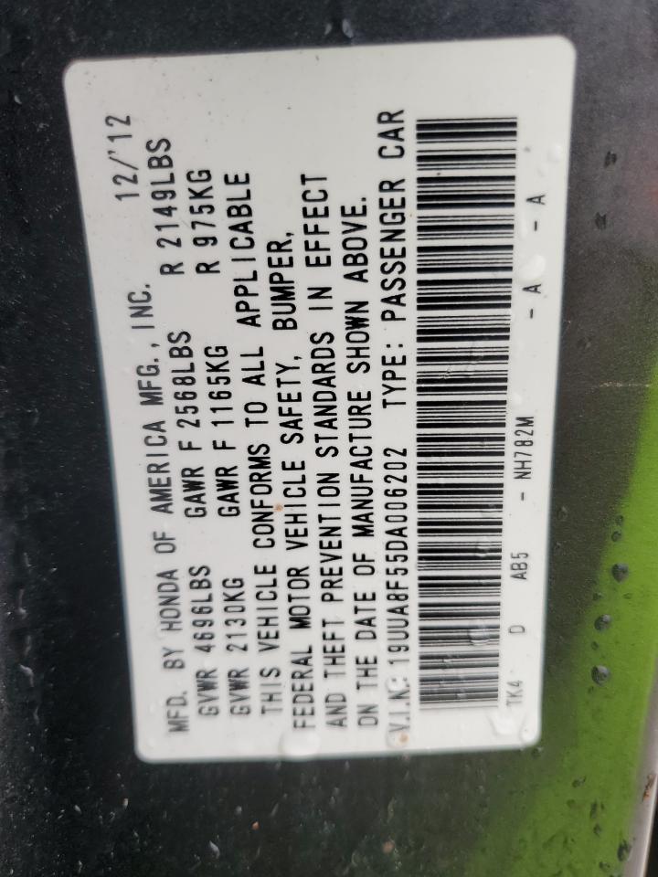 2013 Acura Tl Tech VIN: 19UUA8F55DA006202 Lot: 56676825