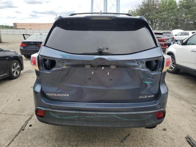  TOYOTA HIGHLANDER 2015 Blue