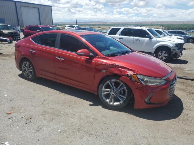  HYUNDAI ELANTRA 2017 Czerwony