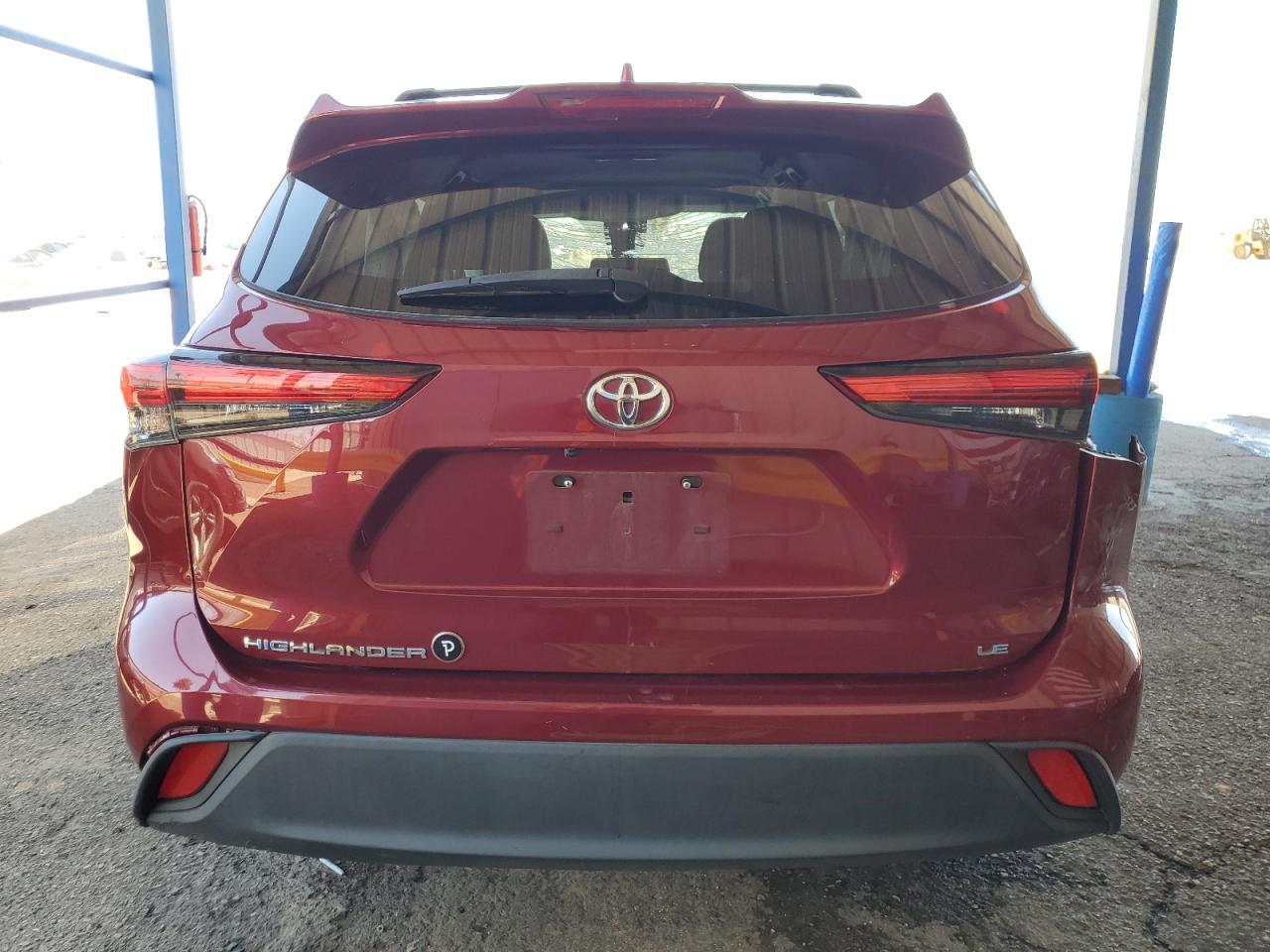 2021 Toyota Highlander L VIN: 5TDZZRAH6MS073138 Lot: 56576555