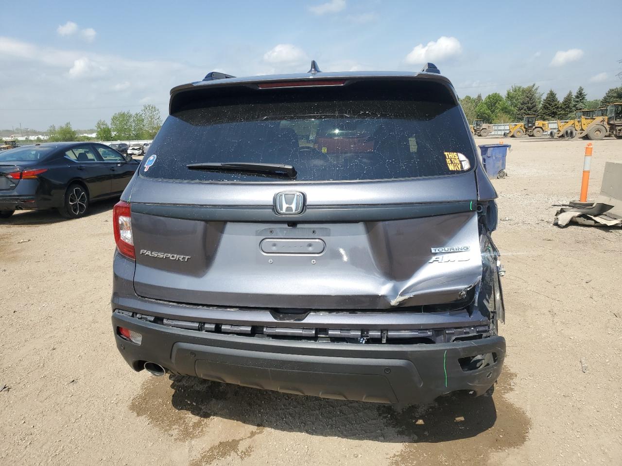 2021 Honda Passport Touring VIN: 5FNYF8H92MB038999 Lot: 56714365